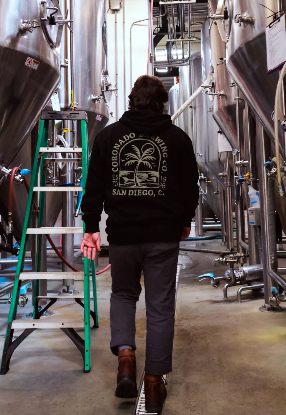 Night Swim Hoodie (Black) - Image 3